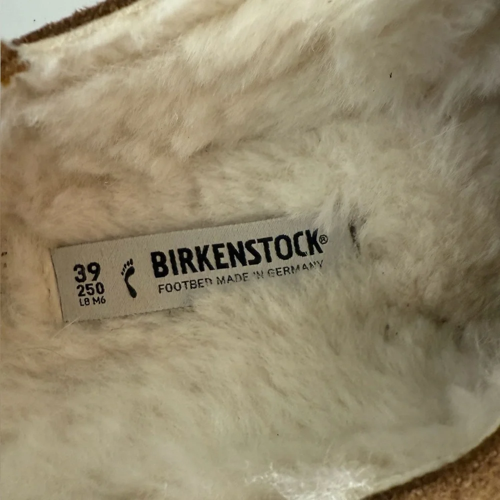 Birkenstock Tan Footwear with Cream Lining - Picture 6 of 7